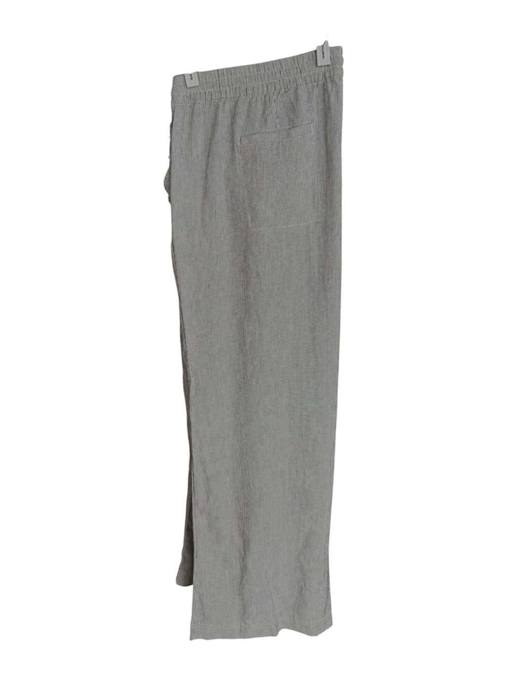 Women's Caslon 1X wide leg black and white elastic pull on pants NWT